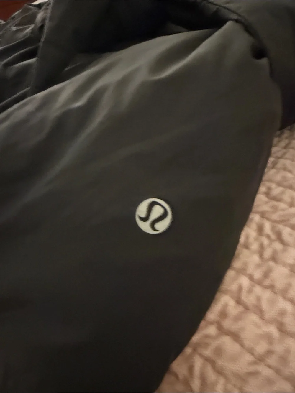 lululemon Black Belted Puffer Coat
